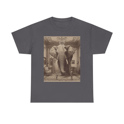 Elephant in the Room Graphic Tee — Funny Idiom Gift | Root to Peak