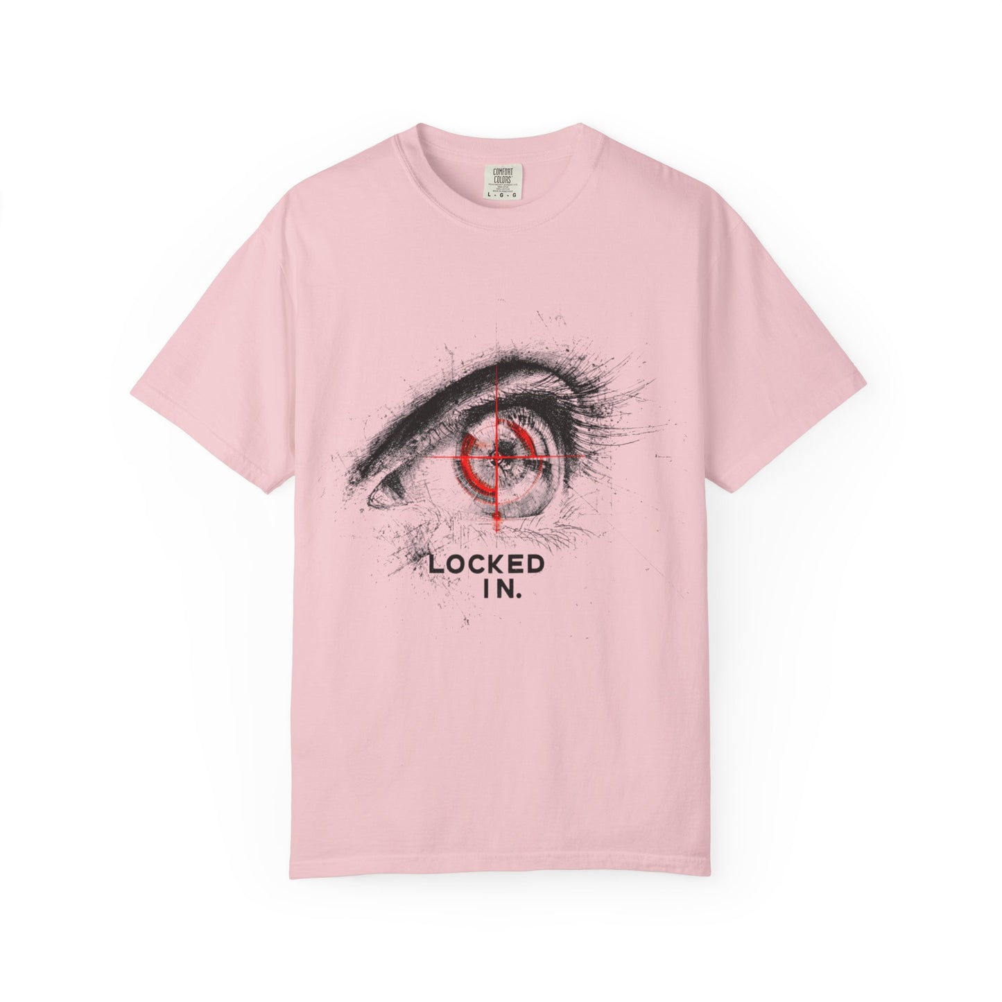 Locked In Eye Graphic Tee — Focus Mindset Athlete Gift | Root to Peak