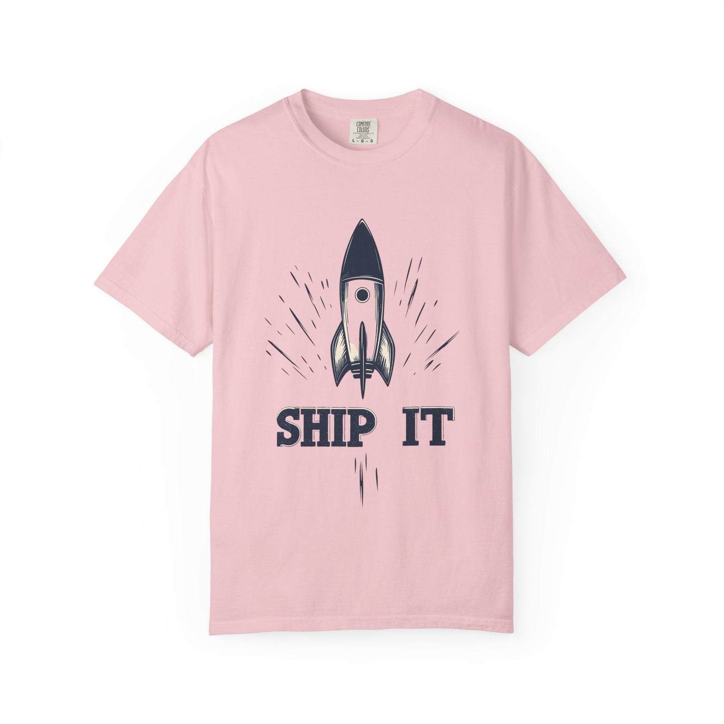 Ship It Rocket Tee — Funny Startup Developer Engineer | Root to Peak