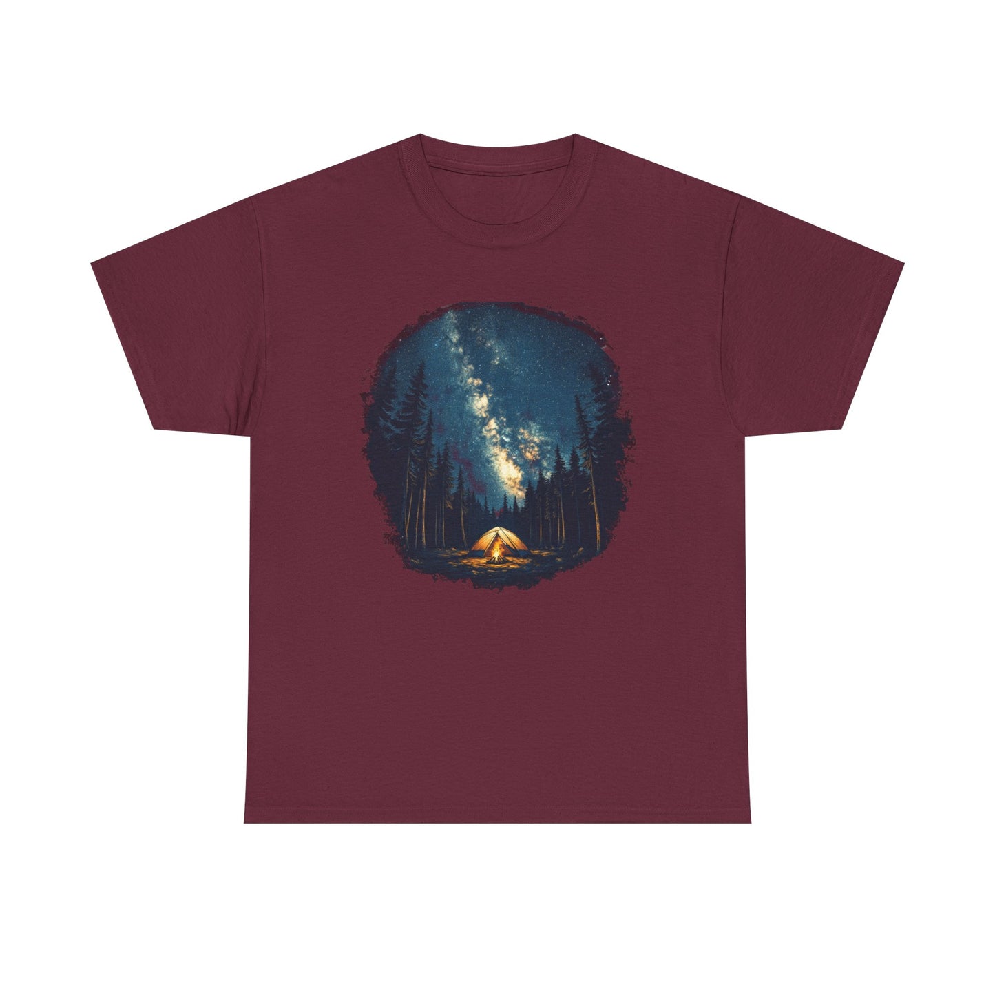 Camping Under the Stars Tee — Night Sky Milky Way Outdoor | Root to Peak