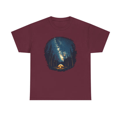 Camping Under the Stars Tee — Night Sky Milky Way Outdoor | Root to Peak
