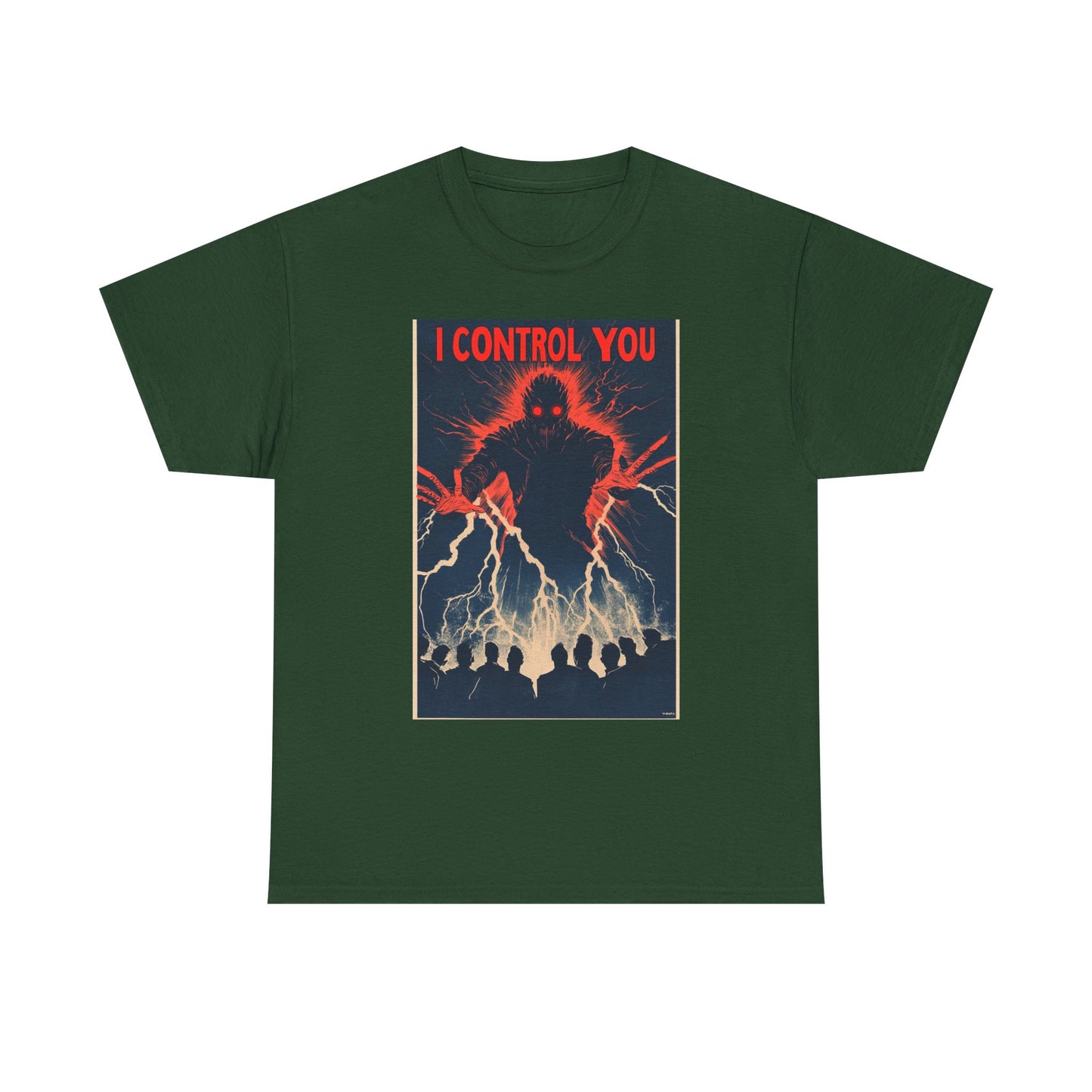 I Control You Graphic Tee — Mind Control Brainwave Art T-Shirt | Root to Peak