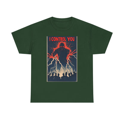 I Control You Graphic Tee — Mind Control Brainwave Art T-Shirt | Root to Peak