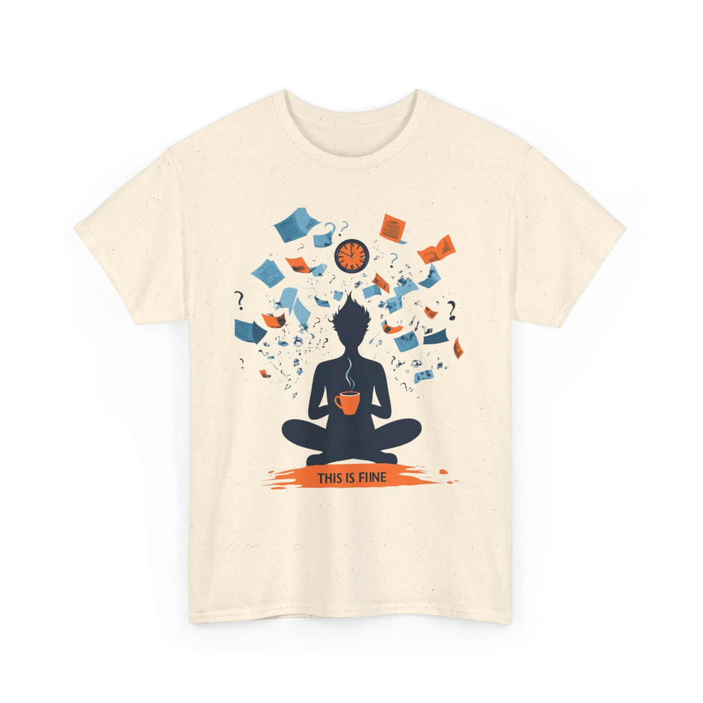 This Is Fine Graphic Tee — Funny Chaos Meme Internet Culture | Root to Peak