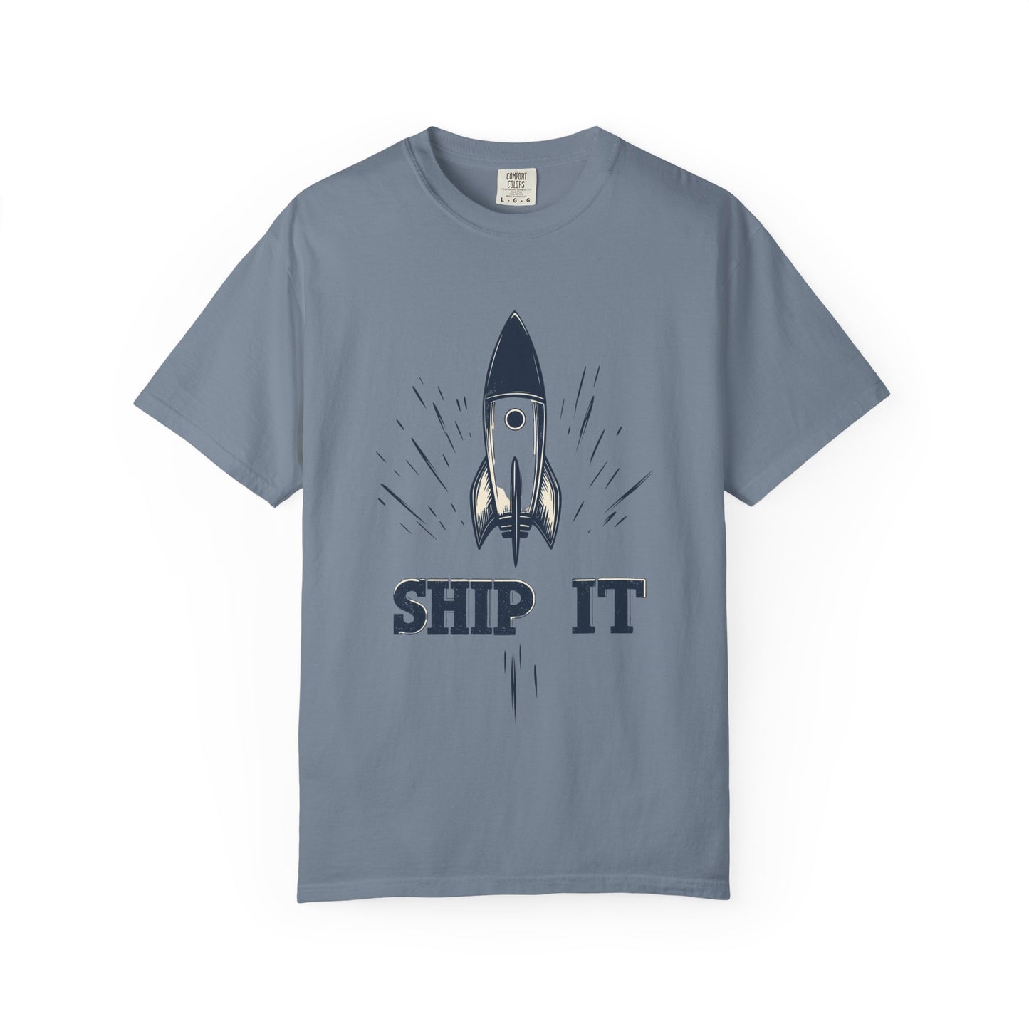 Ship It Rocket Tee — Funny Startup Developer Engineer | Root to Peak