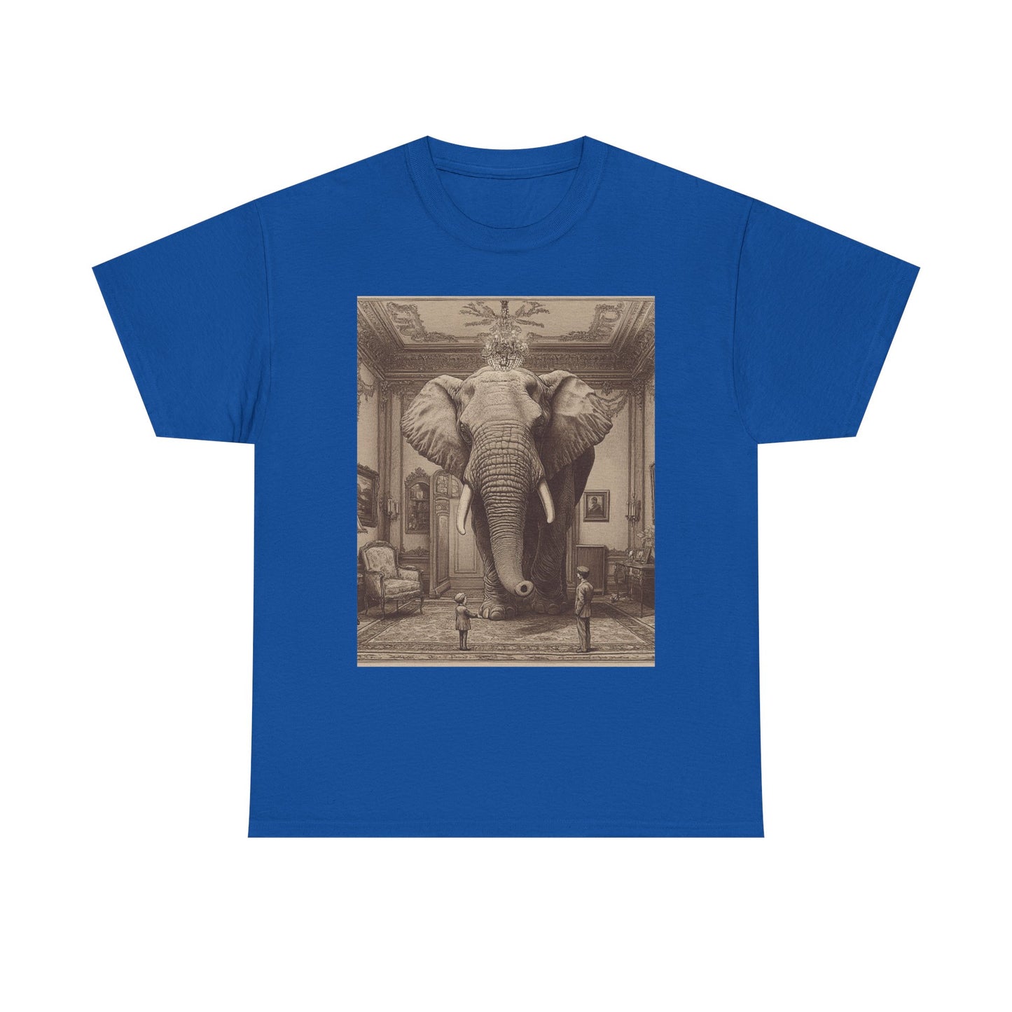 Elephant in the Room Graphic Tee — Funny Idiom Gift | Root to Peak