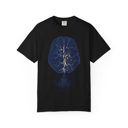 Flow State Brain Tree Tee — Neuroscience Focus Art | Root to Peak