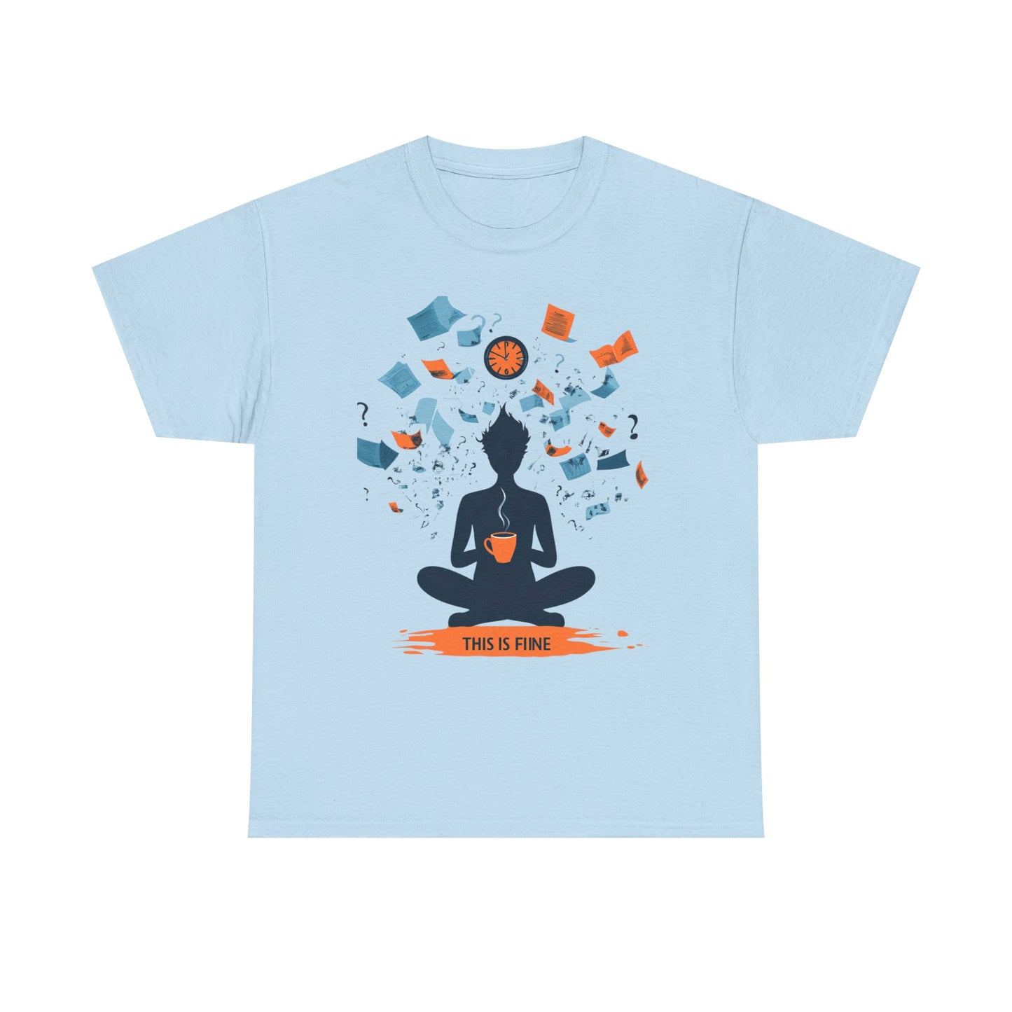 This Is Fine Graphic Tee — Funny Chaos Meme Internet Culture | Root to Peak