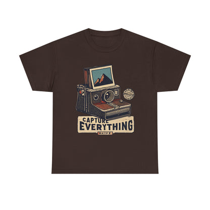 Capture Everything Camera Tee — Photographer Gift Vintage | Root to Peak