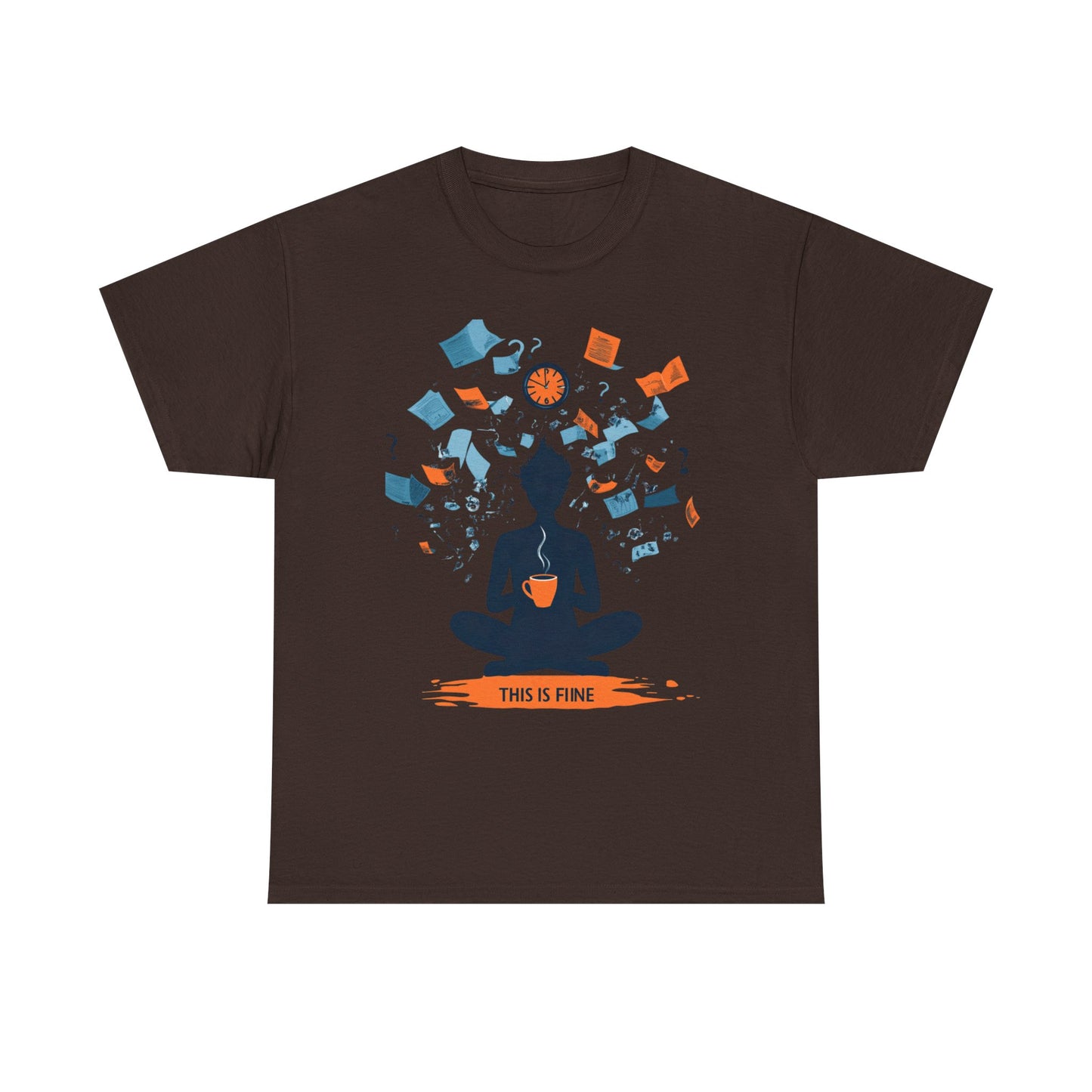 This Is Fine Graphic Tee — Funny Chaos Meme Internet Culture | Root to Peak