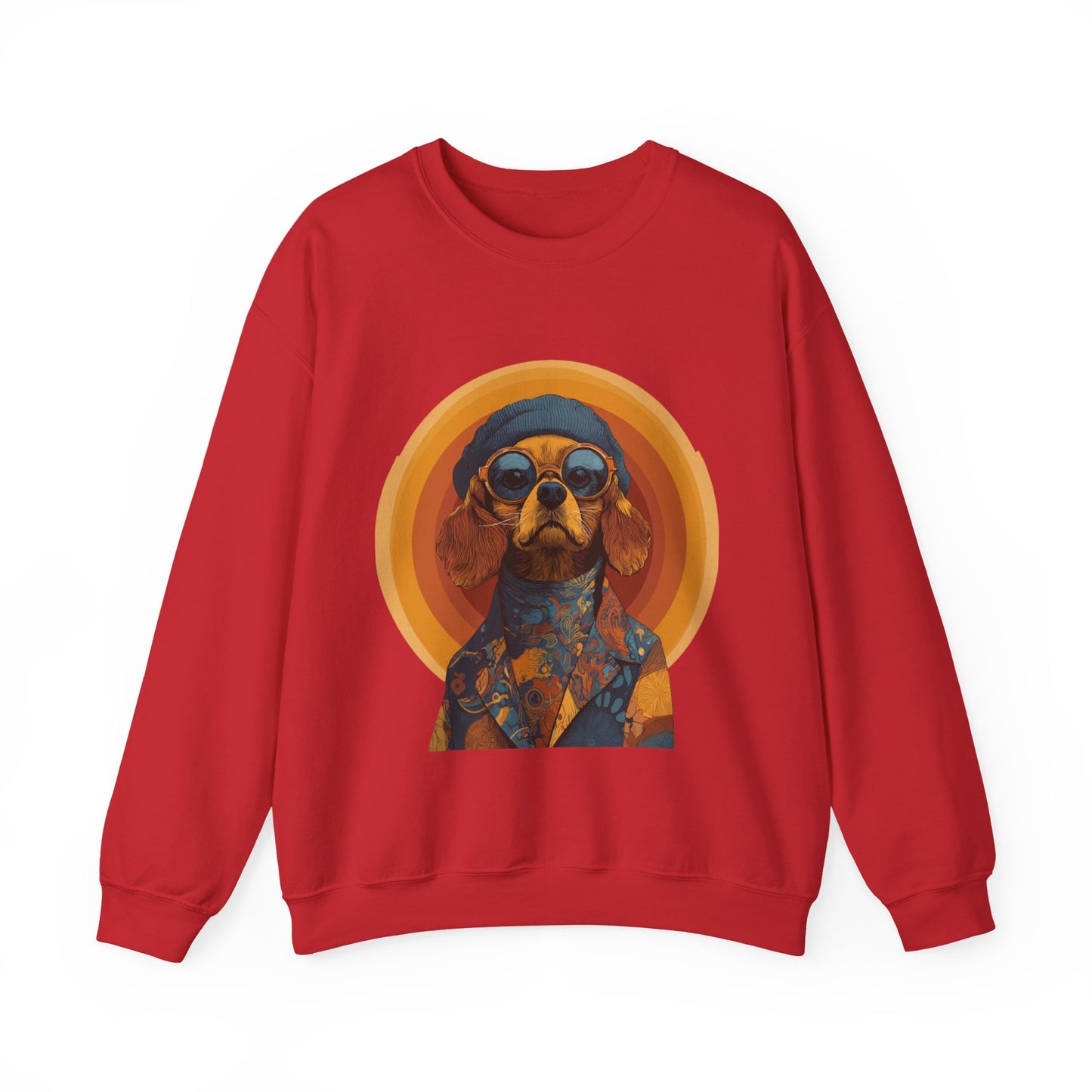 Retro Beagle Portrait Crewneck — Boho Dog Lover Gift | Root to Peak