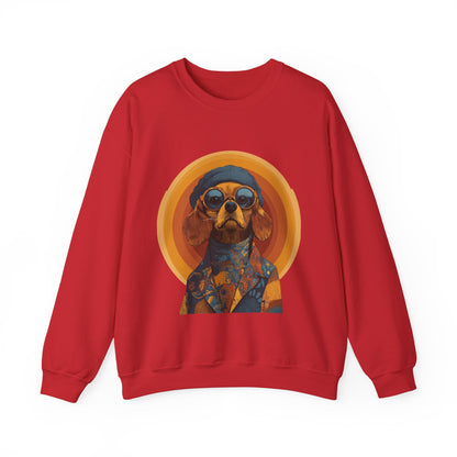 Retro Beagle Portrait Crewneck — Boho Dog Lover Gift | Root to Peak