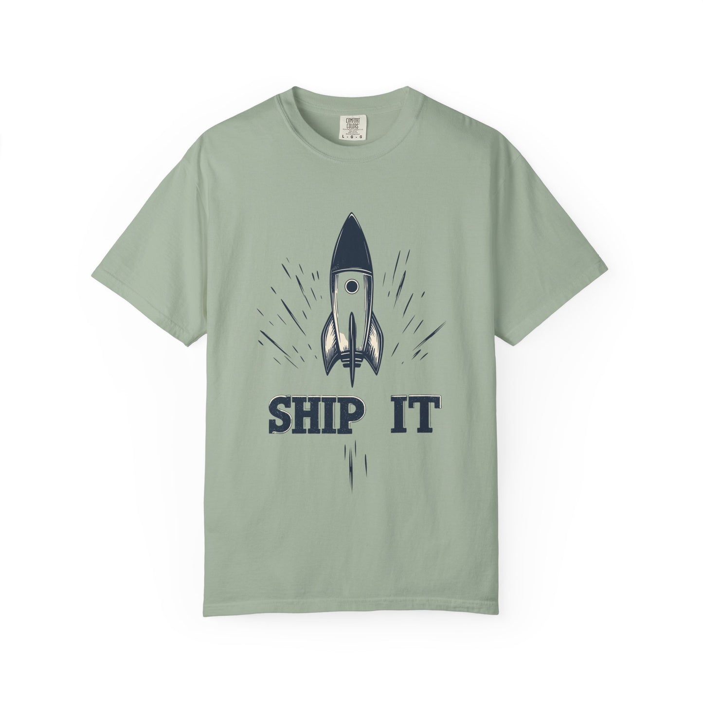 Ship It Rocket Tee — Funny Startup Developer Engineer | Root to Peak