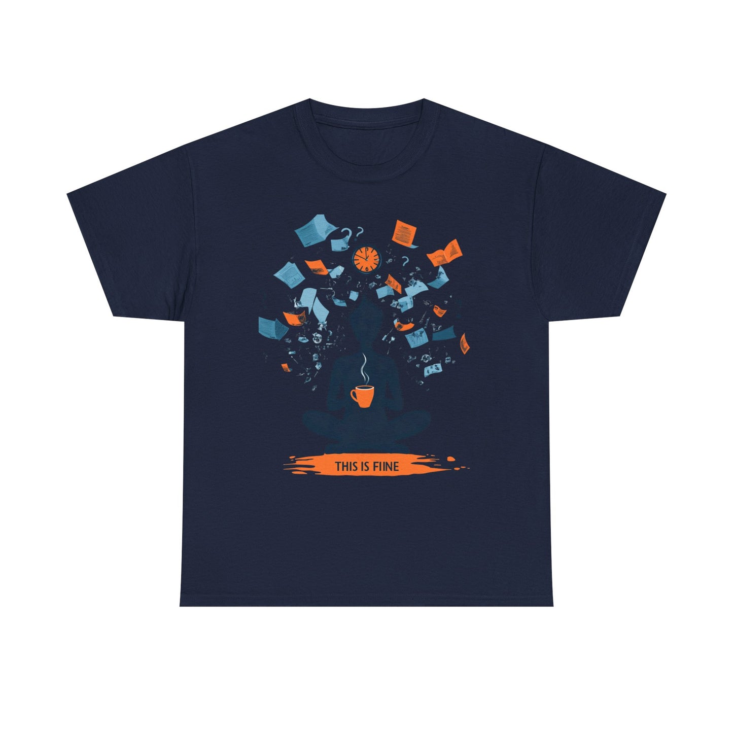 This Is Fine Graphic Tee — Funny Chaos Meme Internet Culture | Root to Peak