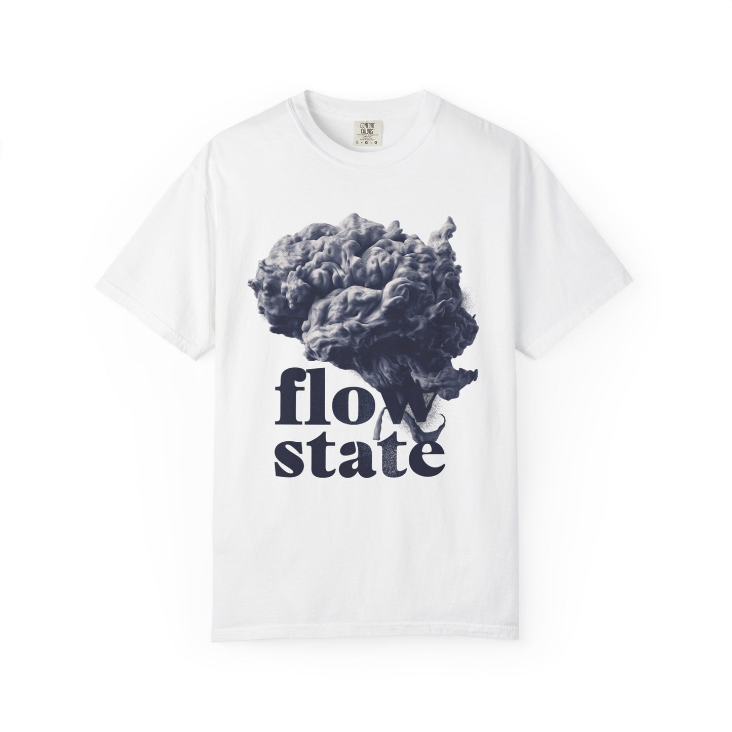 Flow State Smoke Brain Tee — Productivity Focus Graphic | Root to Peak