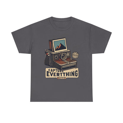 Capture Everything Camera Tee — Photographer Gift Vintage | Root to Peak