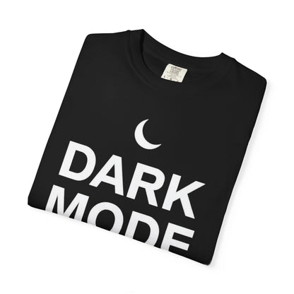 Dark Mode Moon Graphic Tee — Developer Night Owl Gift | Root to Peak