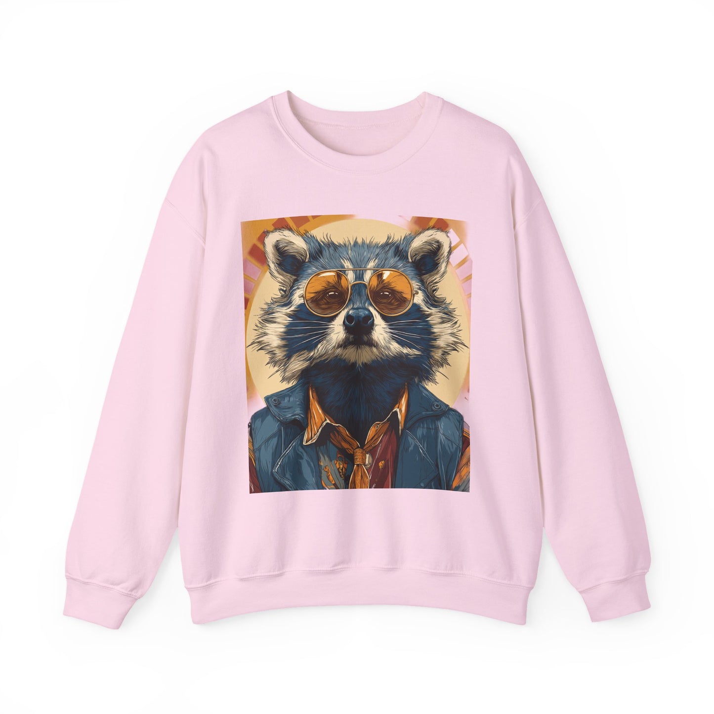 70s Raccoon Crewneck Sweatshirt — Retro Wildlife Graphic | Root to Peak