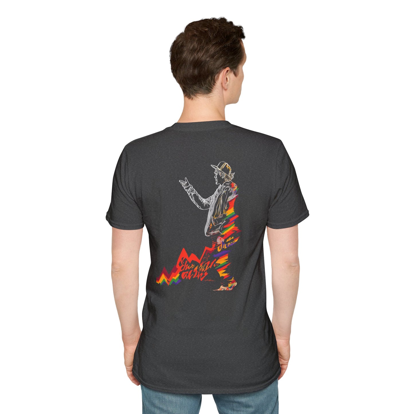 Stand Out Vaporwave Guitarist Tee — Retro Music Aesthetic | Root to Peak