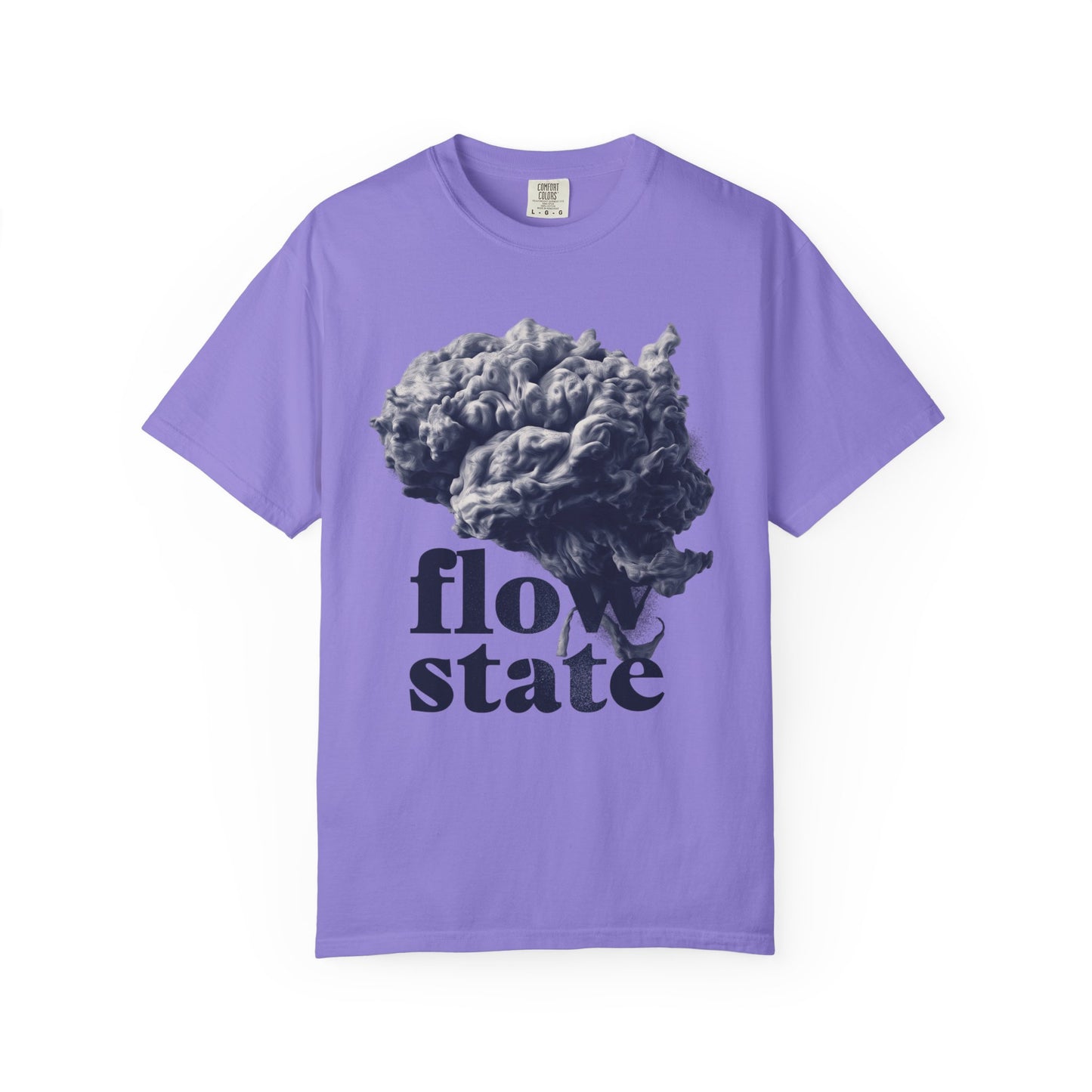 Flow State Smoke Brain Tee — Productivity Focus Graphic | Root to Peak