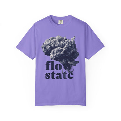 Flow State Smoke Brain Tee — Productivity Focus Graphic | Root to Peak