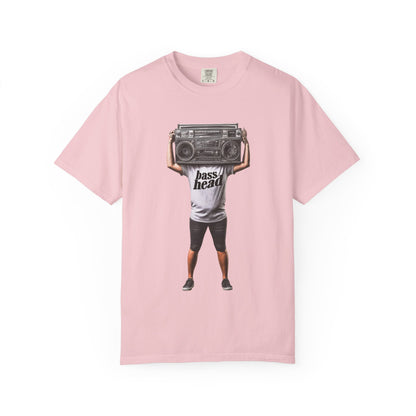 Bass Head Retro Boombox Tee — Streetwear Music Graphic | Root to Peak