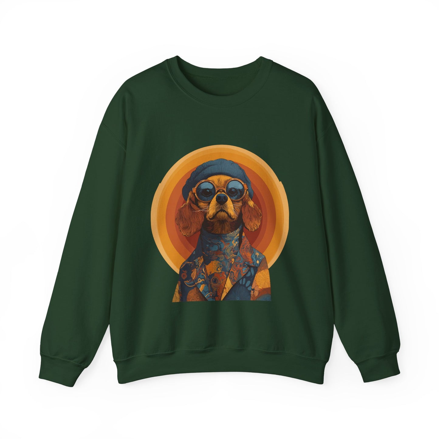 Retro Beagle Portrait Crewneck — Boho Dog Lover Gift | Root to Peak