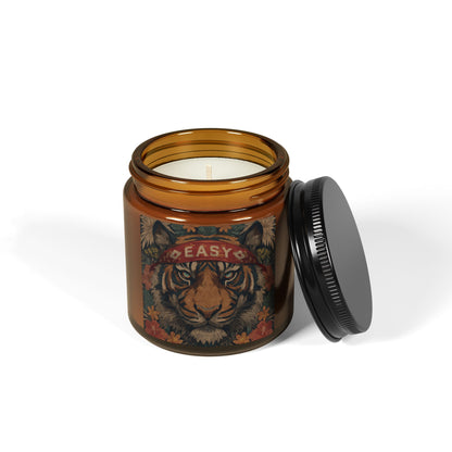Tiger Easy Soy Candle — Vintage Floral Scented Home Gift | Root to Peak