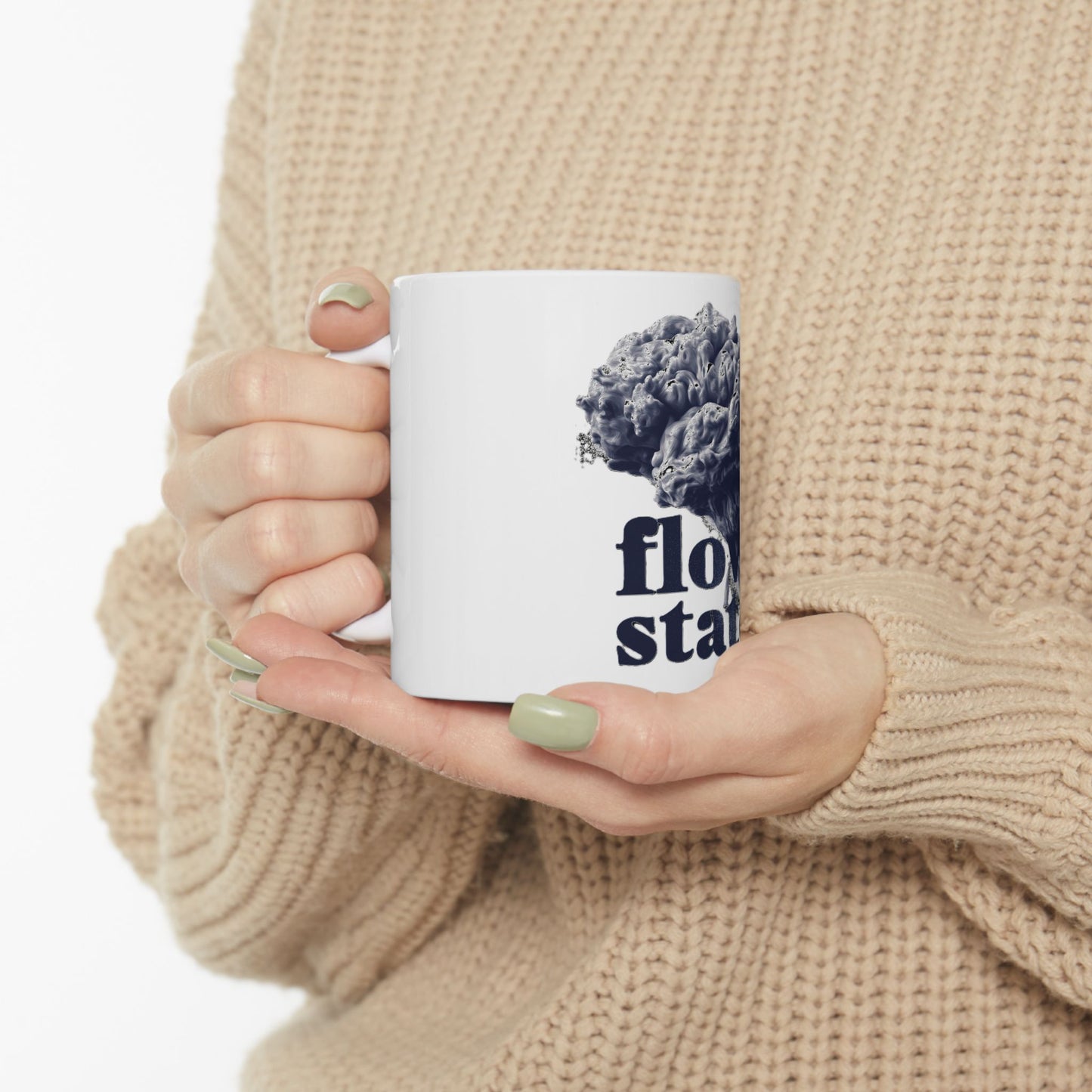 Flow State Coffee Mug — Deep Work Gift Developer Writer | Root to Peak