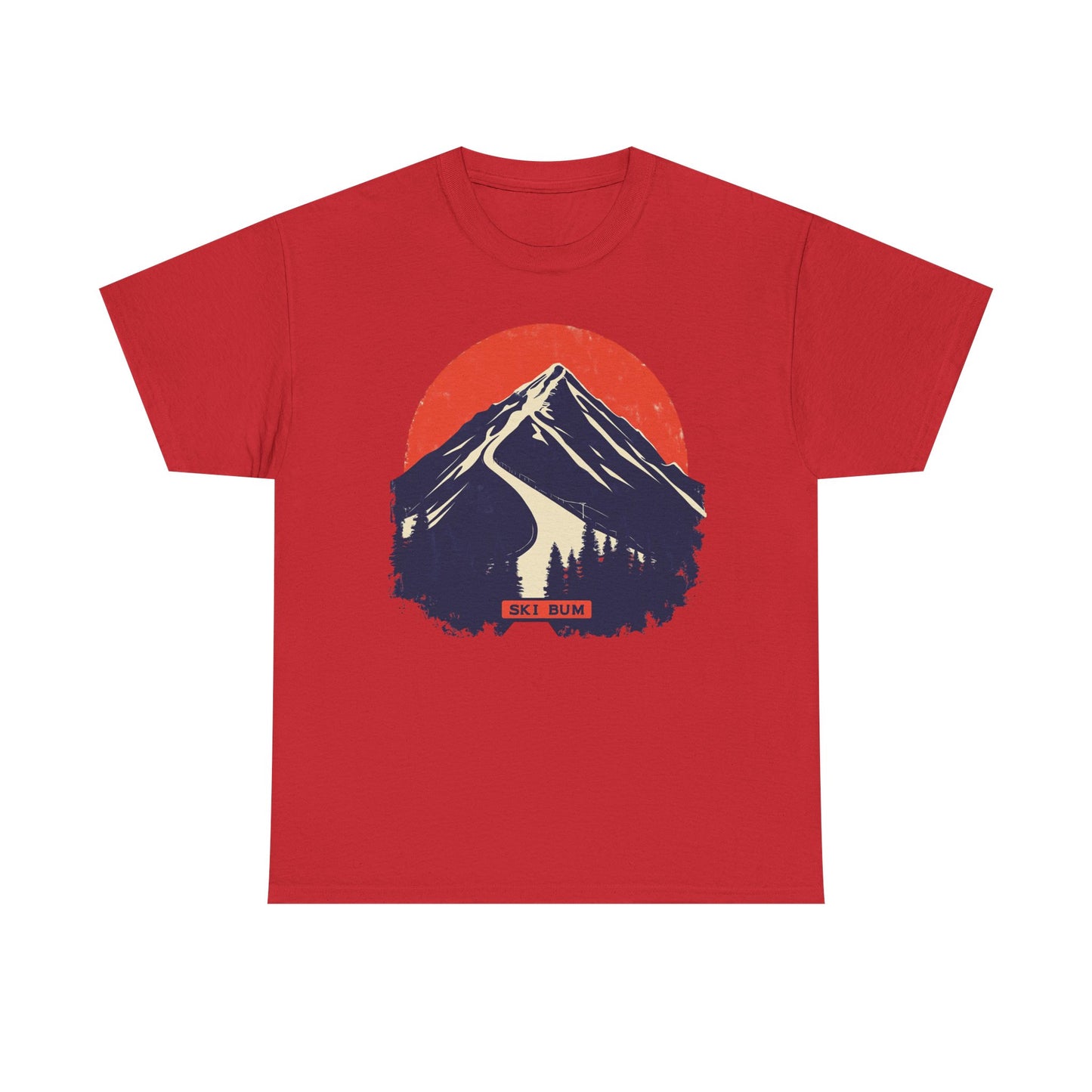 Ski Bum Mountain Graphic Tee — Skier Snow Lover Winter Gift | Root to Peak