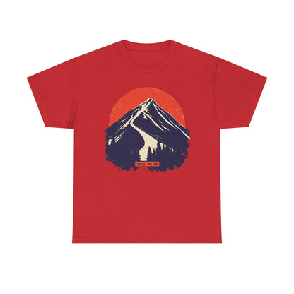 Ski Bum Mountain Graphic Tee — Skier Snow Lover Winter Gift | Root to Peak