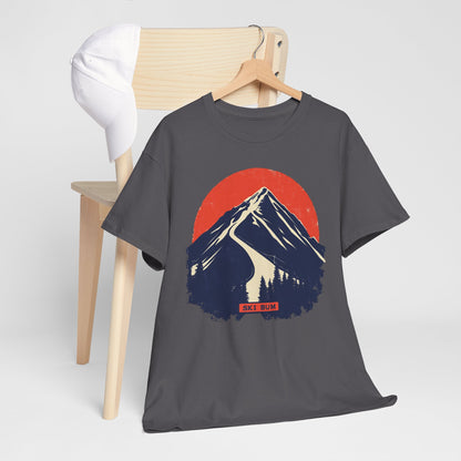 Ski Bum Mountain Graphic Tee — Skier Snow Lover Winter Gift | Root to Peak
