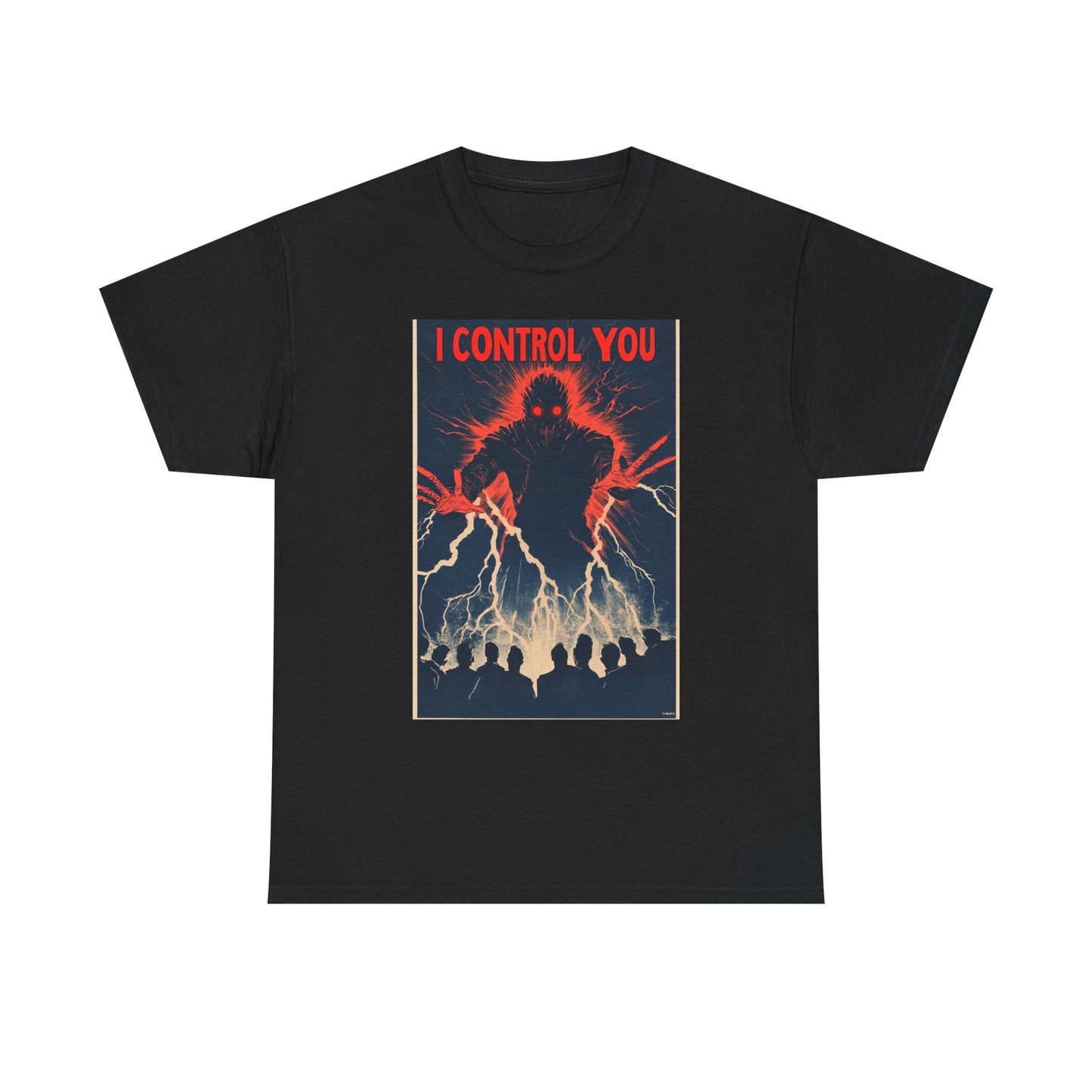 I Control You Graphic Tee — Mind Control Brainwave Art T-Shirt | Root to Peak