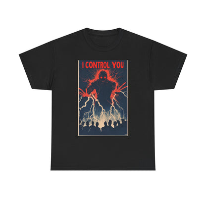 I Control You Graphic Tee — Mind Control Brainwave Art T-Shirt | Root to Peak