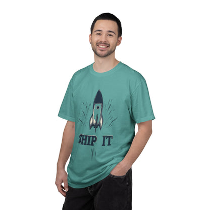 Ship It Rocket Tee — Funny Startup Developer Engineer | Root to Peak