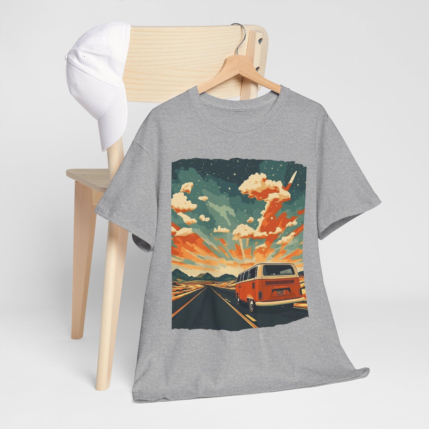 Van Life Adventure Graphic Tee — Road Trip Nomad Travel Gift | Root to Peak