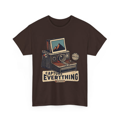 Capture Everything Camera Tee — Photographer Gift Vintage | Root to Peak
