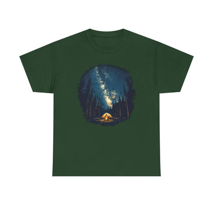 Camping Under the Stars Tee — Night Sky Milky Way Outdoor | Root to Peak