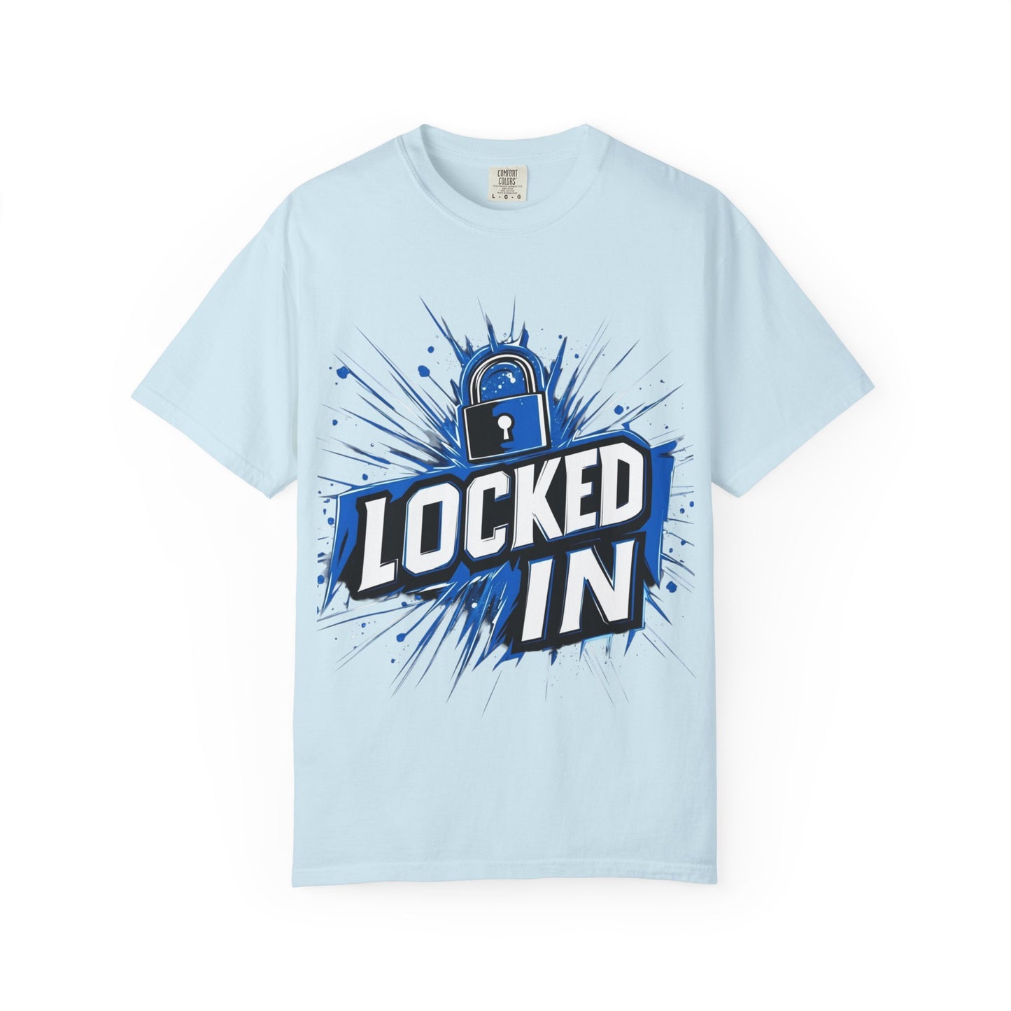 Locked In Padlock Graphic Tee — Focus Discipline Mindset | Root to Peak