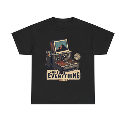 Capture Everything Camera Tee — Photographer Gift Vintage | Root to Peak