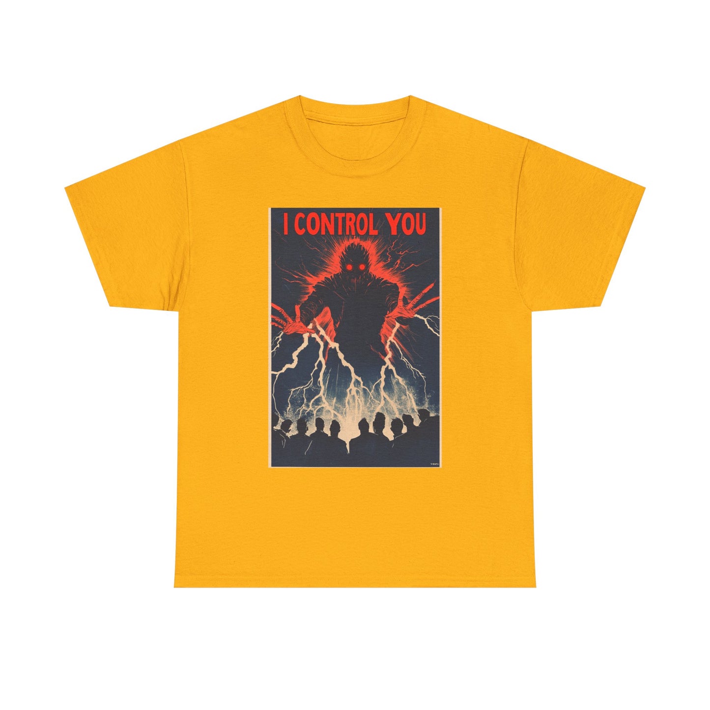 I Control You Graphic Tee — Mind Control Brainwave Art T-Shirt | Root to Peak