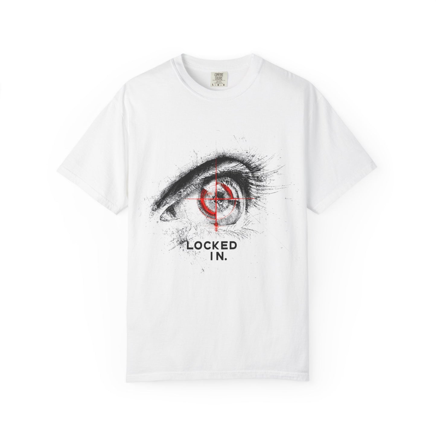 Locked In Eye Graphic Tee — Focus Mindset Athlete Gift | Root to Peak