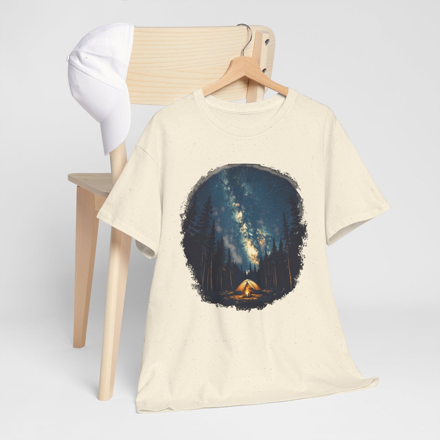 Camping Under the Stars Tee — Night Sky Milky Way Outdoor | Root to Peak
