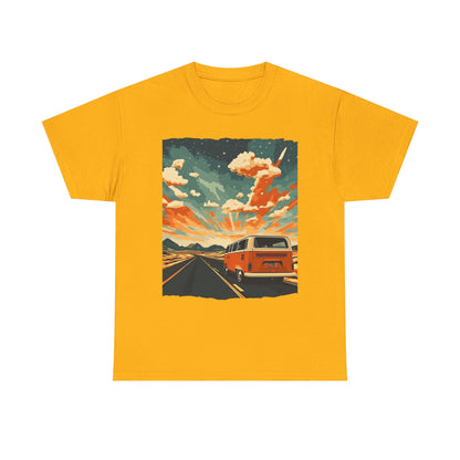 Van Life Adventure Graphic Tee — Road Trip Nomad Travel Gift | Root to Peak