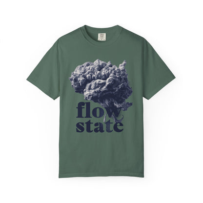 Flow State Smoke Brain Tee — Productivity Focus Graphic | Root to Peak