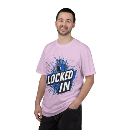 Locked In Padlock Graphic Tee — Focus Discipline Mindset | Root to Peak