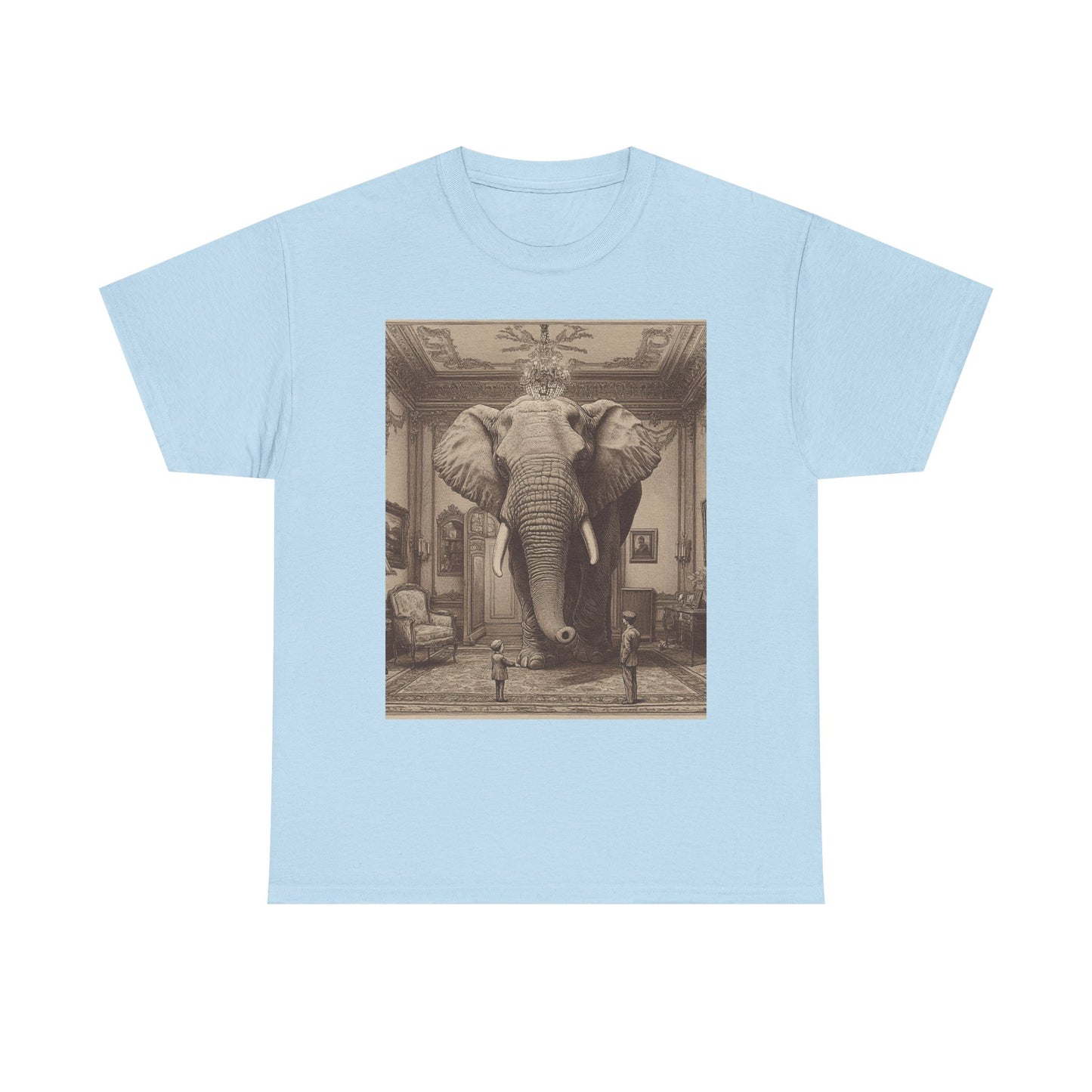 Elephant in the Room Graphic Tee — Funny Idiom Gift | Root to Peak
