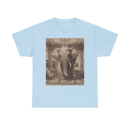 Elephant in the Room Graphic Tee — Funny Idiom Gift | Root to Peak