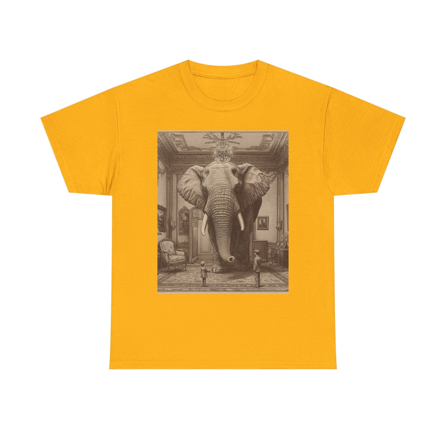 Elephant in the Room Graphic Tee — Funny Idiom Gift | Root to Peak