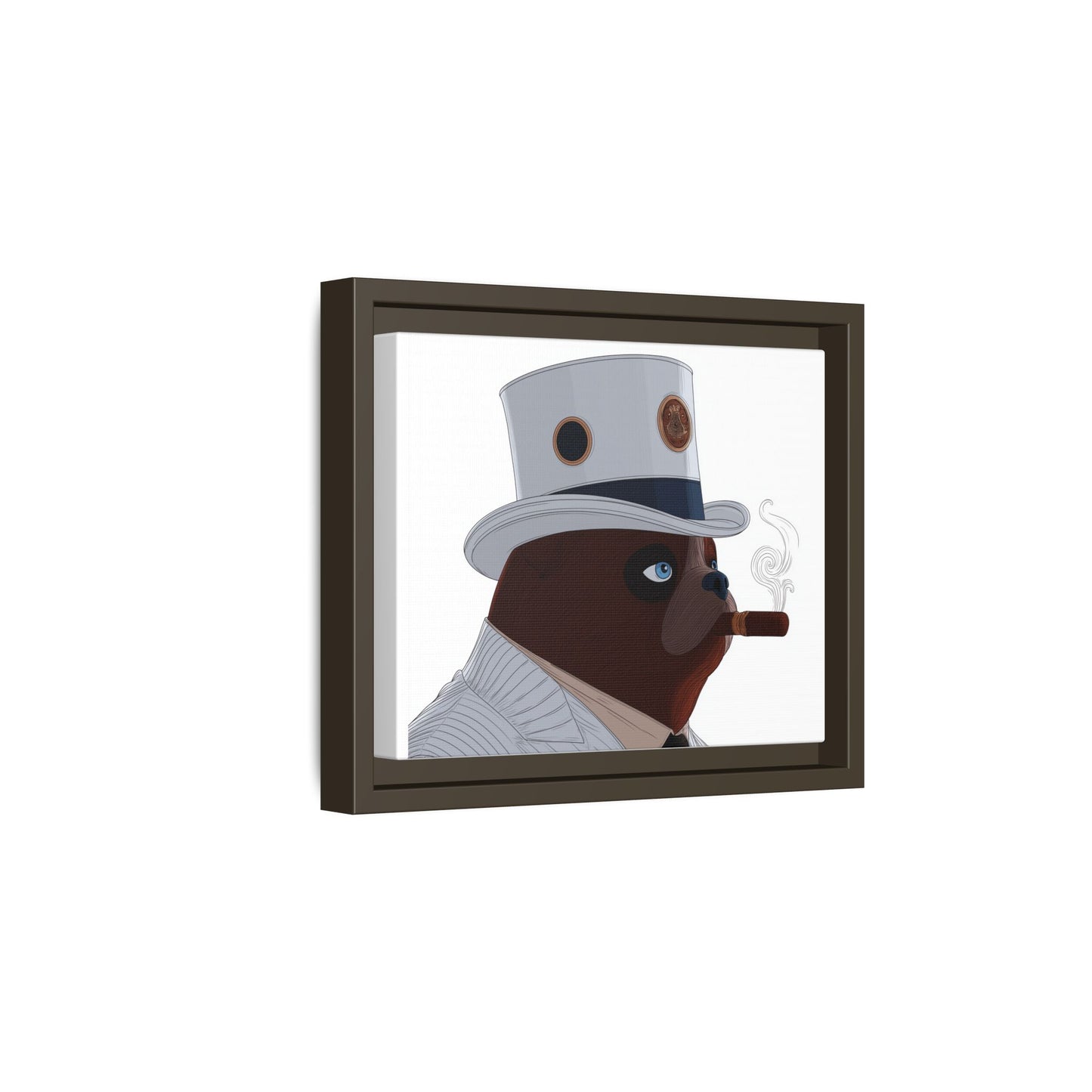 Dapper Bear Canvas Print — Funny Animal Portrait Wall Art | Root to Peak